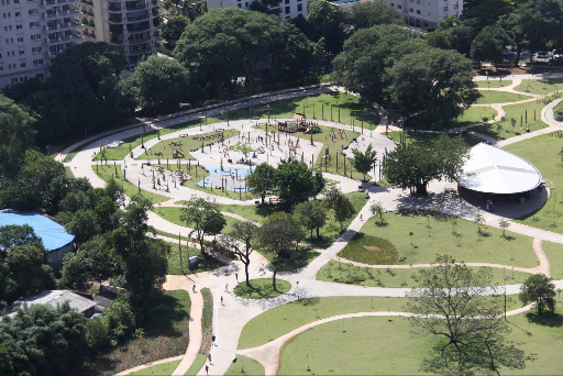 Treino de corrida no Parque do Povo Itaim Bibi São Paulo